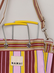 The Goa Market Recycled Nylon Tote Bag- Sangria Sunshine