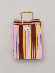 The Goa Market Recycled Nylon Tote Bag- Sangria Sunshine