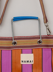 The Goa Market Recycled Nylon Tote Bag- Melon Pop