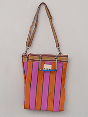 The Goa Market Recycled Nylon Tote Bag- Melon Pop