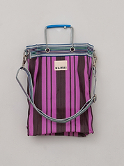 The Goa Market Recycled Nylon Tote Bag- Berry Ripple