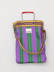 The Goa Market Recycled Nylon Tote Bag- Grape Verde