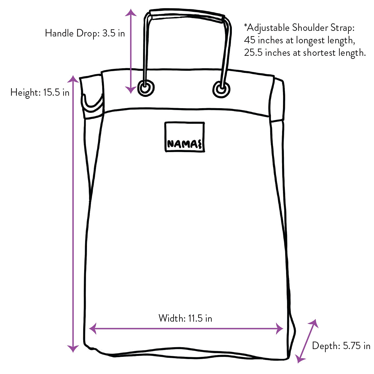 The Goa Market Recycled Nylon Tote Bag - Midnight Plum