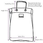 The Goa Market Recycled Nylon Tote Bag - Midnight Plum
