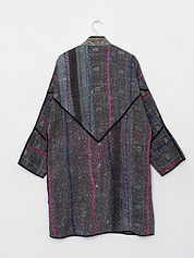 The Sai Quilted Indigo Kantha Coat