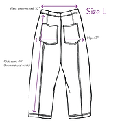 Verity & Daughters Janus Pant II ~ Lavender Mix