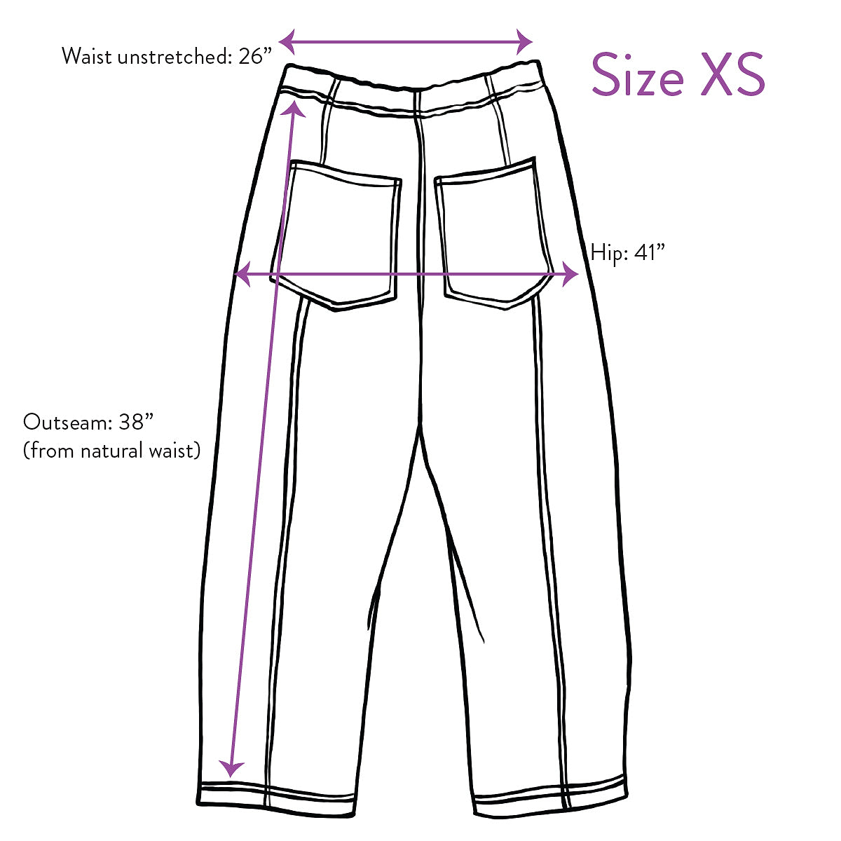 Verity & Daughters Janus Pant II ~ Lavender Mix