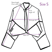 The Kaira Cropped Denim Jacket - Small
