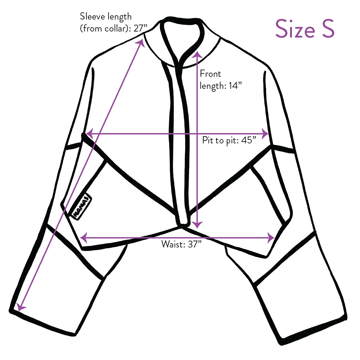 The Kaira Cropped Denim Jacket - Small
