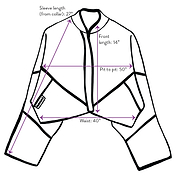 The Kaira Cropped Suzani Quilted Kantha Jacket