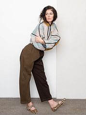 The Kaira Cropped Quilted Patchwork Kantha Jacket