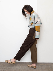 The Kaira Cropped Quilted Patchwork Kantha Jacket