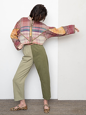 Verity & Daughters Barrel Leg Janus Pant - Surplus