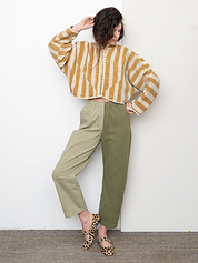 Verity & Daughters Barrel Leg Janus Pant - Surplus