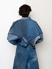The Kaira Cropped Denim Jacket - Small