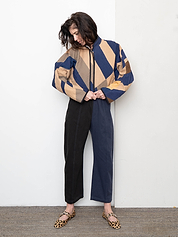 Verity & Daughters Barrel Leg Janus Pant - Ink