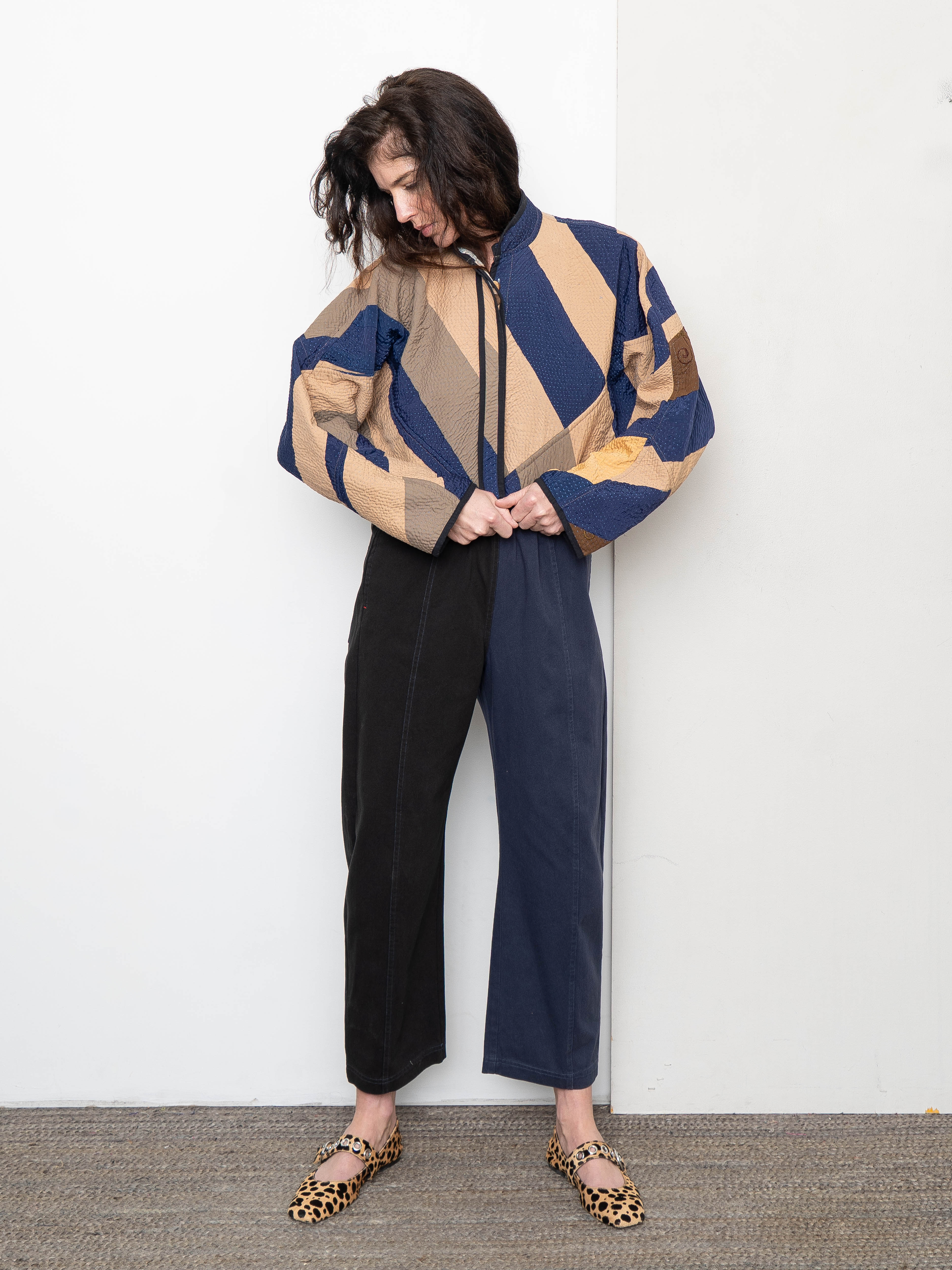 Verity & Daughters Barrel Leg Janus Pant - Ink