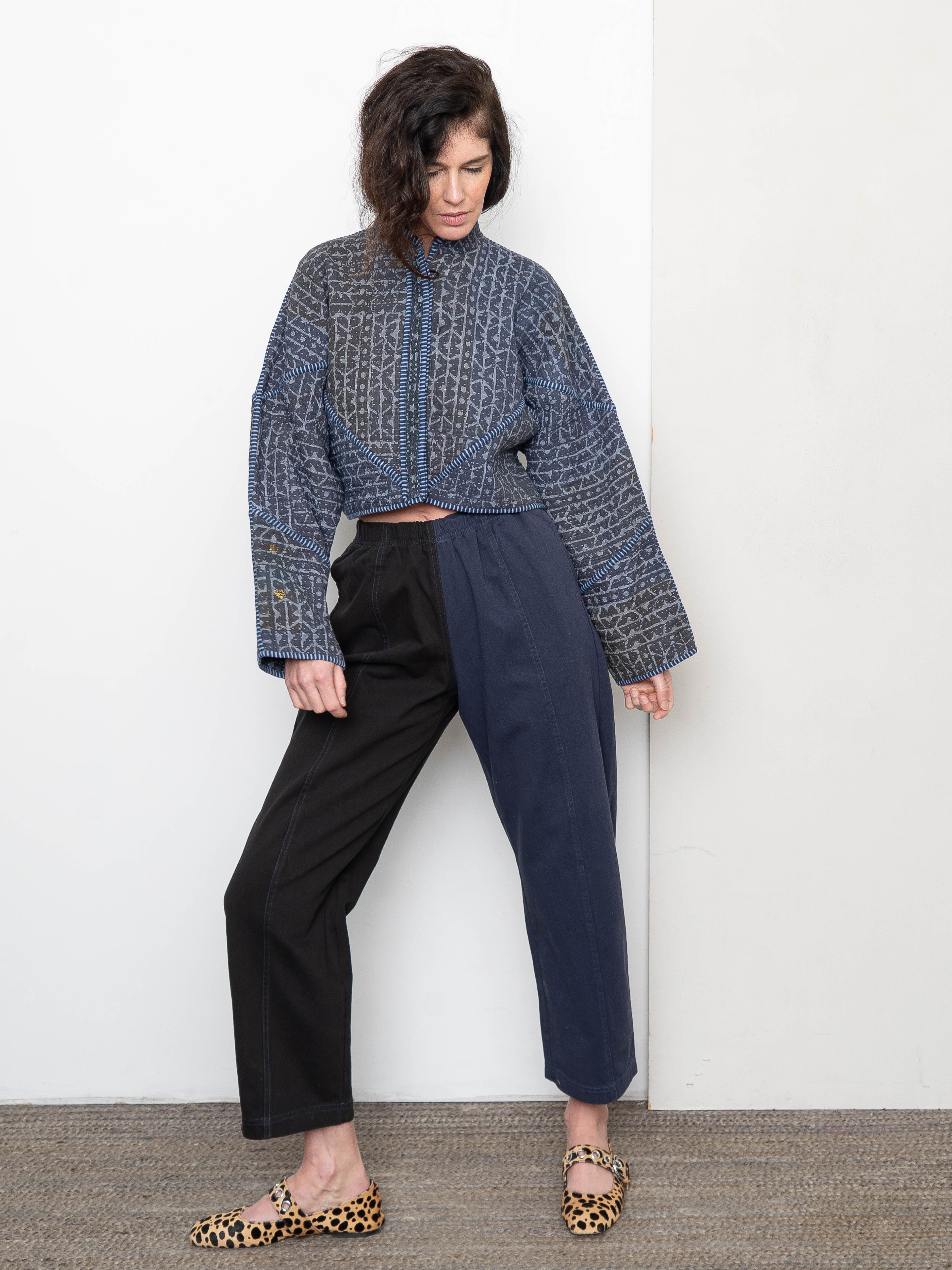 Verity & Daughters Barrel Leg Janus Pant - Ink