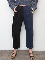 Verity & Daughters Barrel Leg Janus Pant - Ink