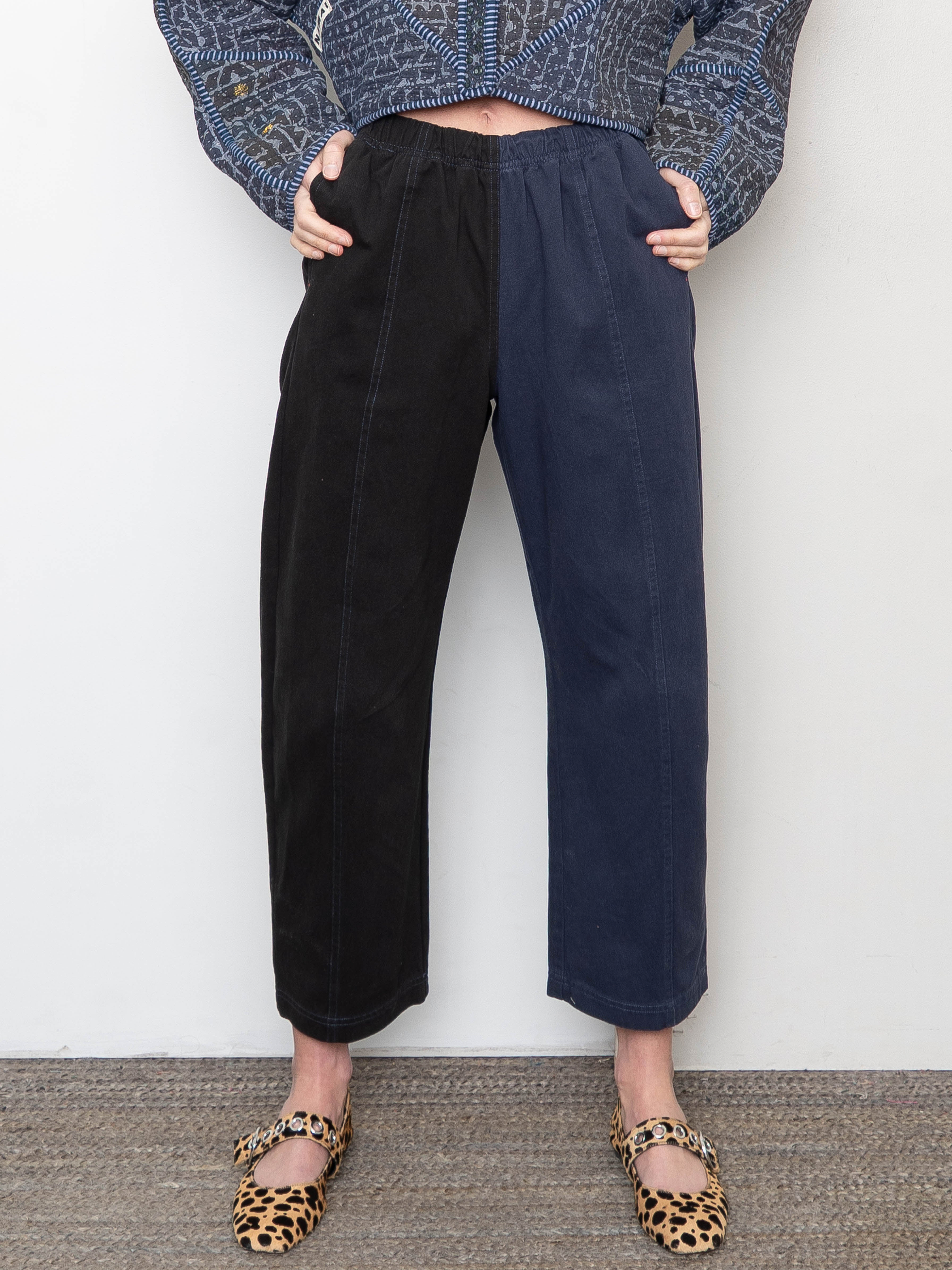 Verity & Daughters Barrel Leg Janus Pant - Ink