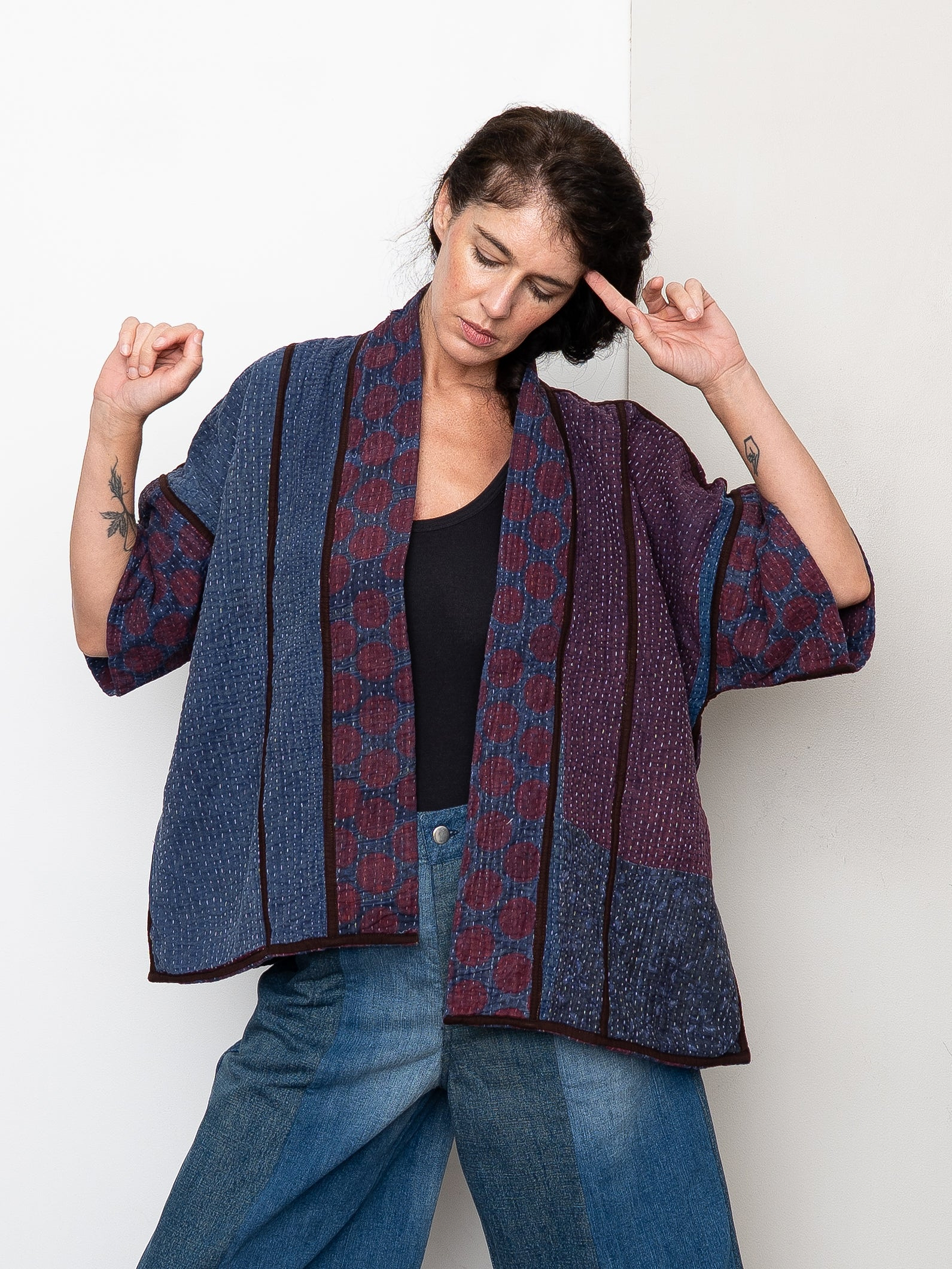 The Gita Short Sleeve Quilted Jacket