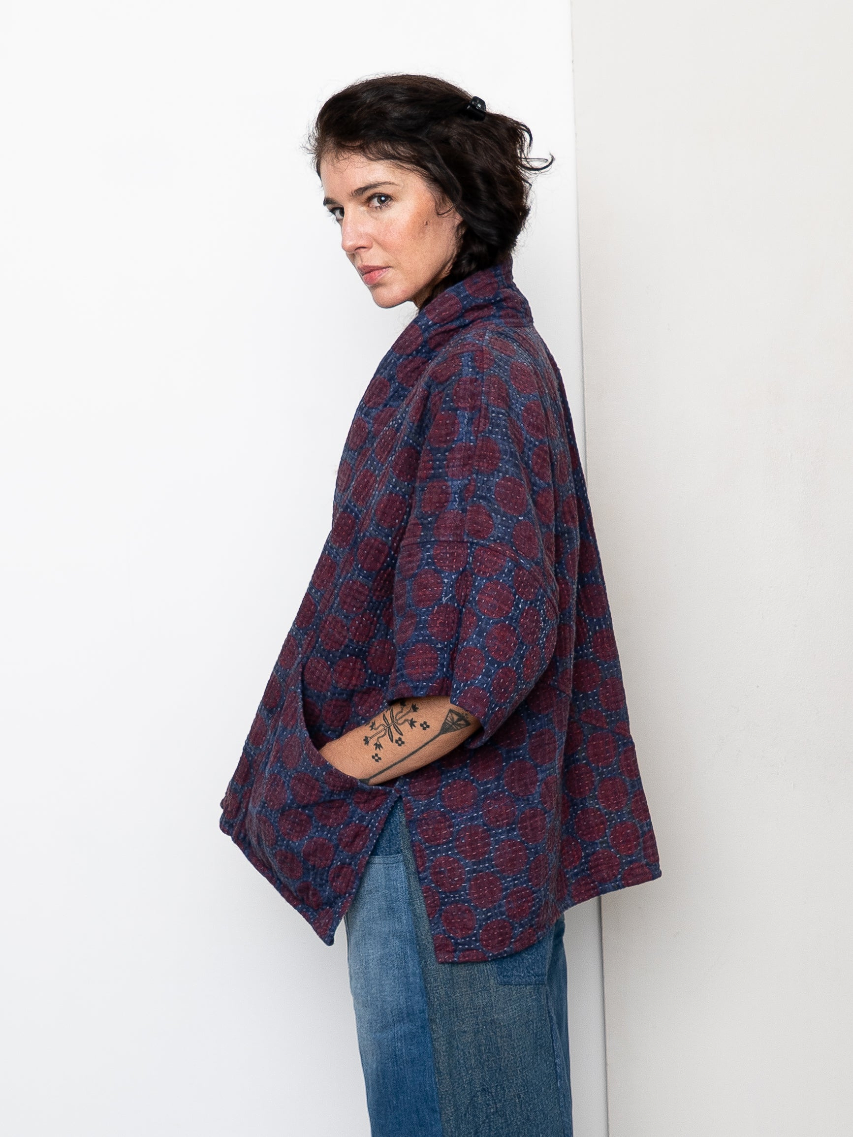 The Gita Short Sleeve Quilted Jacket