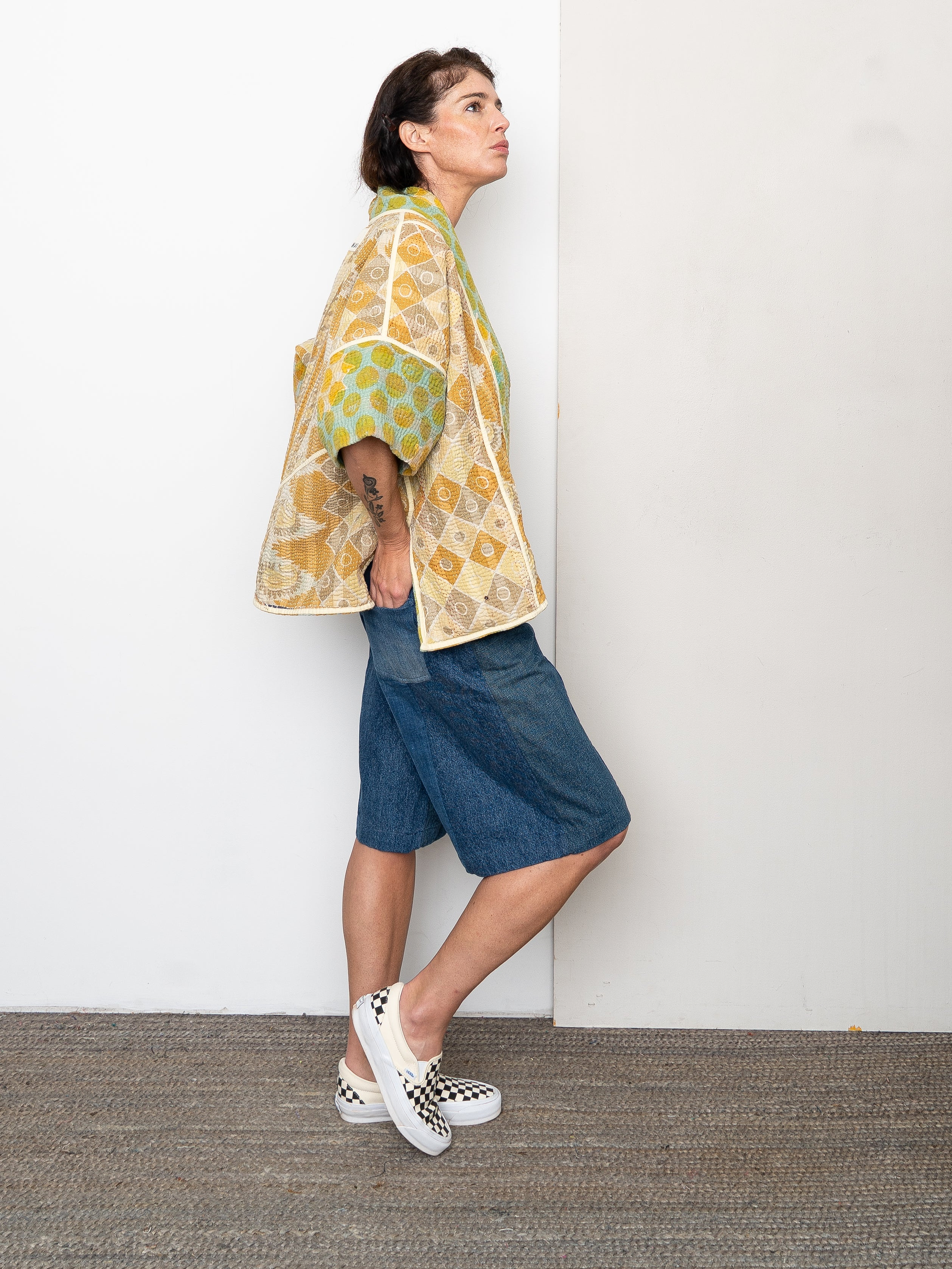 The Gita Short Sleeve Quilted Jacket