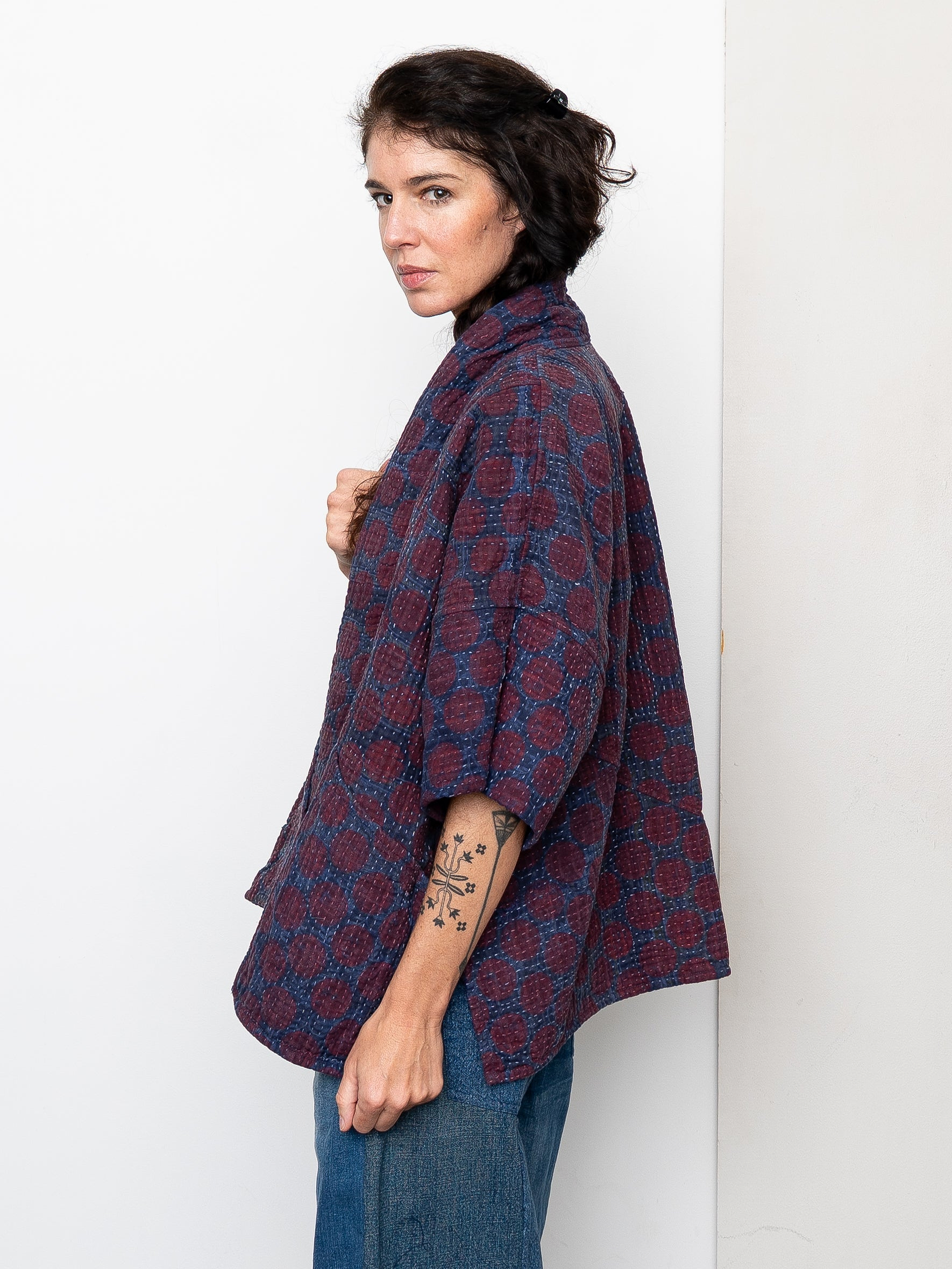 The Gita Short Sleeve Quilted Jacket