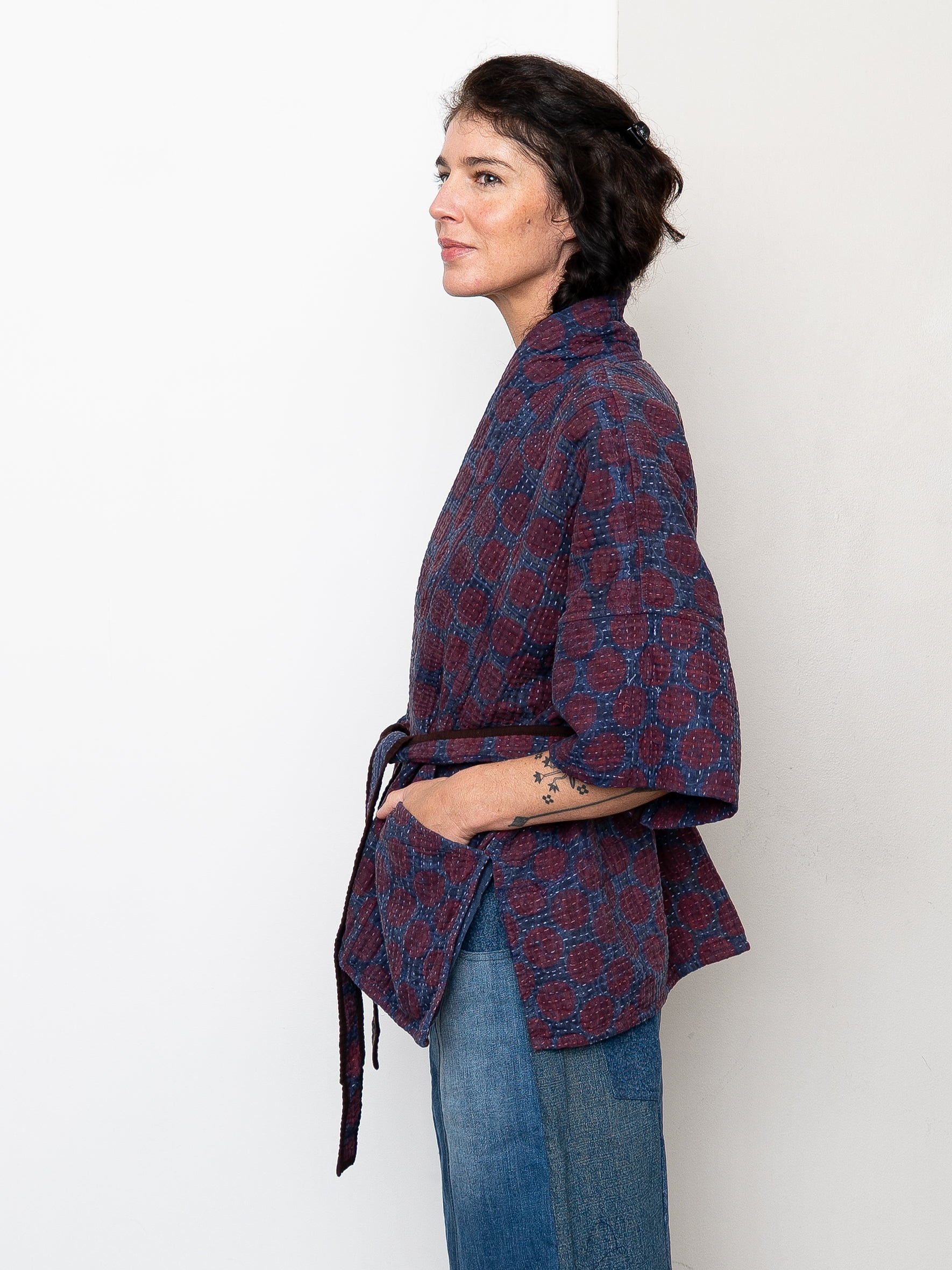 The Gita Short Sleeve Quilted Jacket