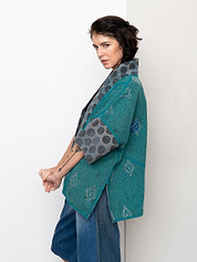 The Gita Short Sleeve Quilted Jacket