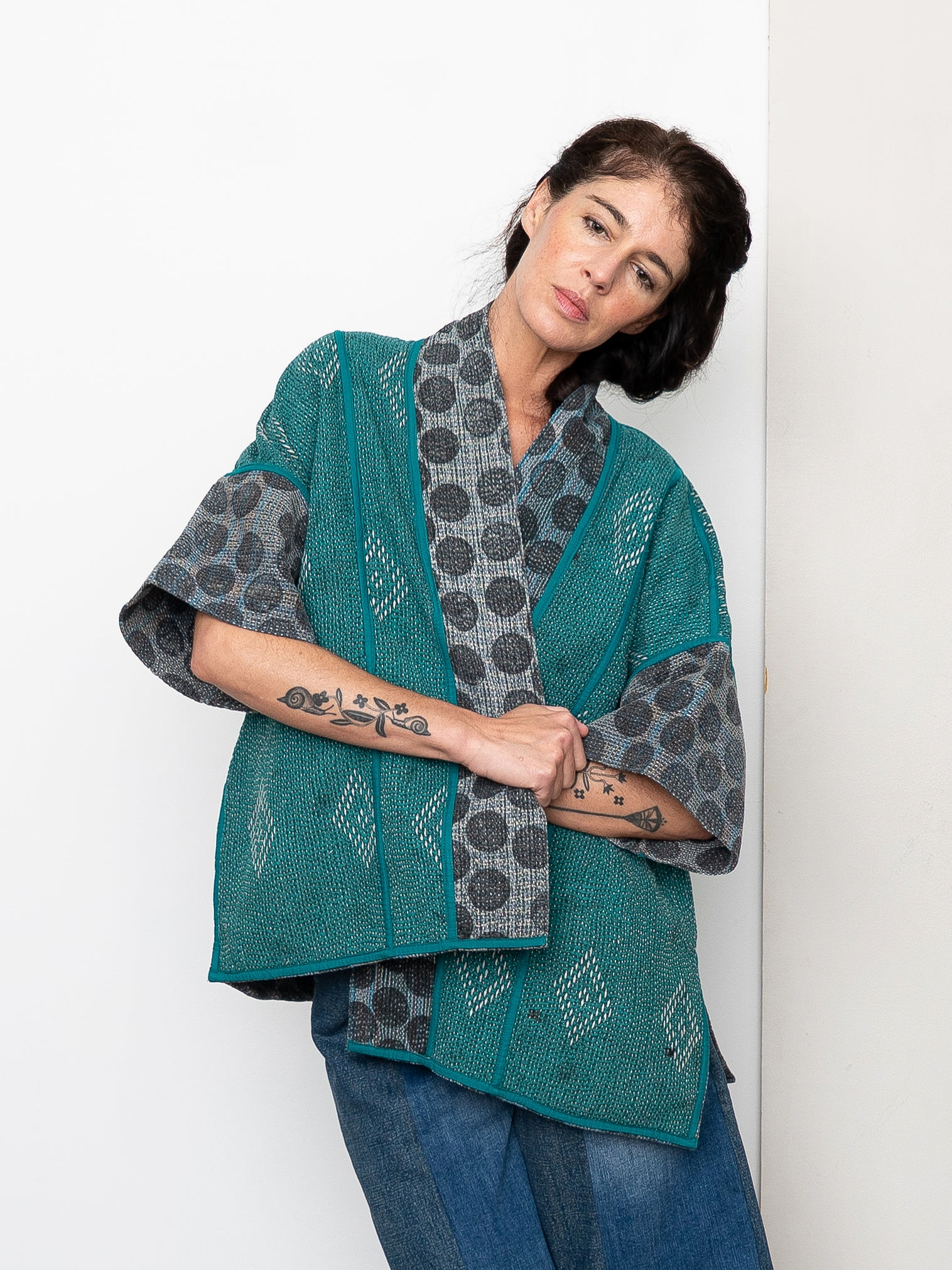 The Gita Short Sleeve Quilted Jacket