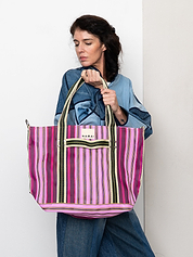 The Goa Recycled Nylon Travel Tote - Tulip Bud