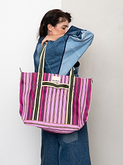 The Goa Recycled Nylon Travel Tote - Tulip Bud