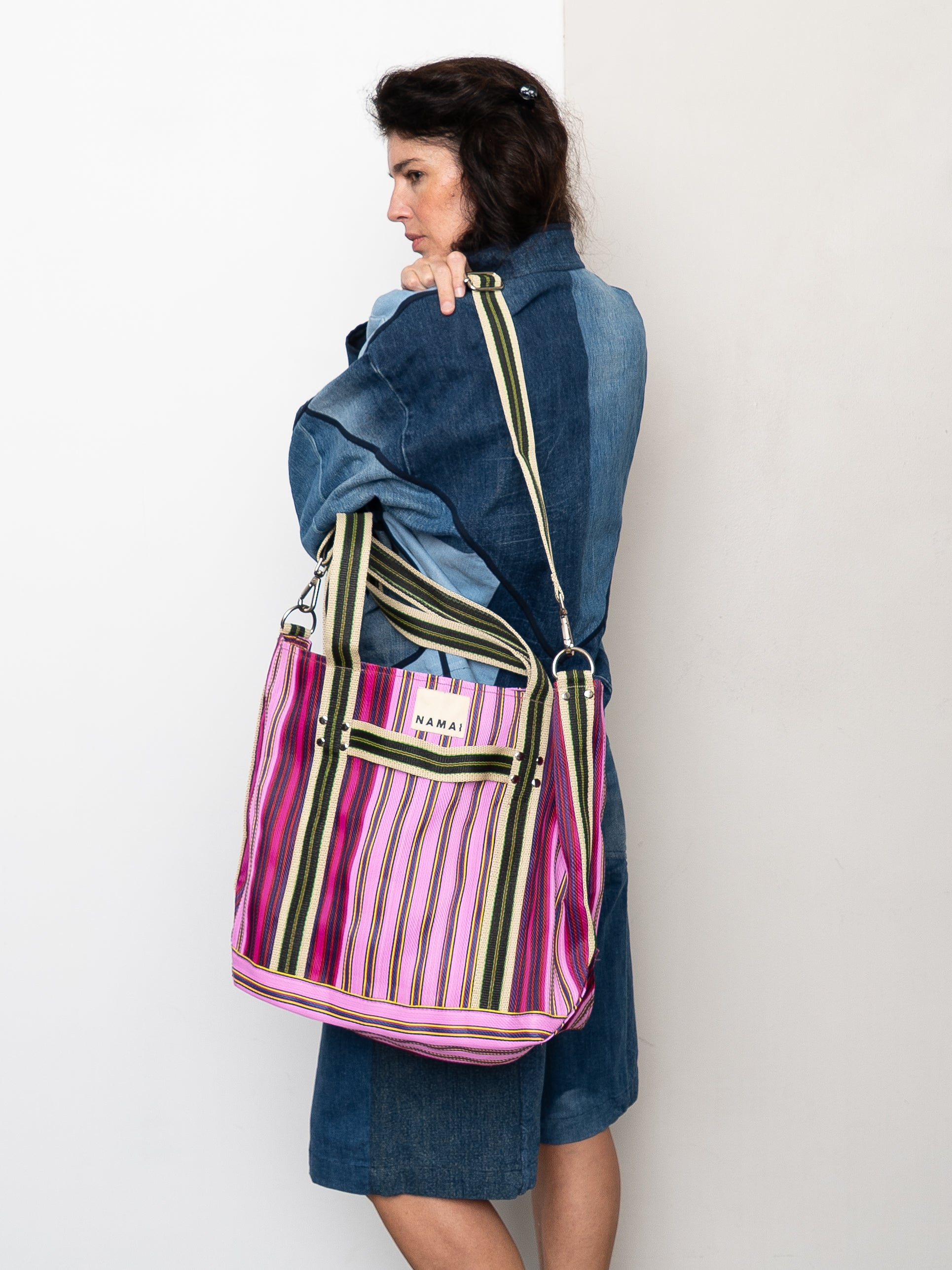 The Goa Recycled Nylon Travel Tote - Tulip Bud