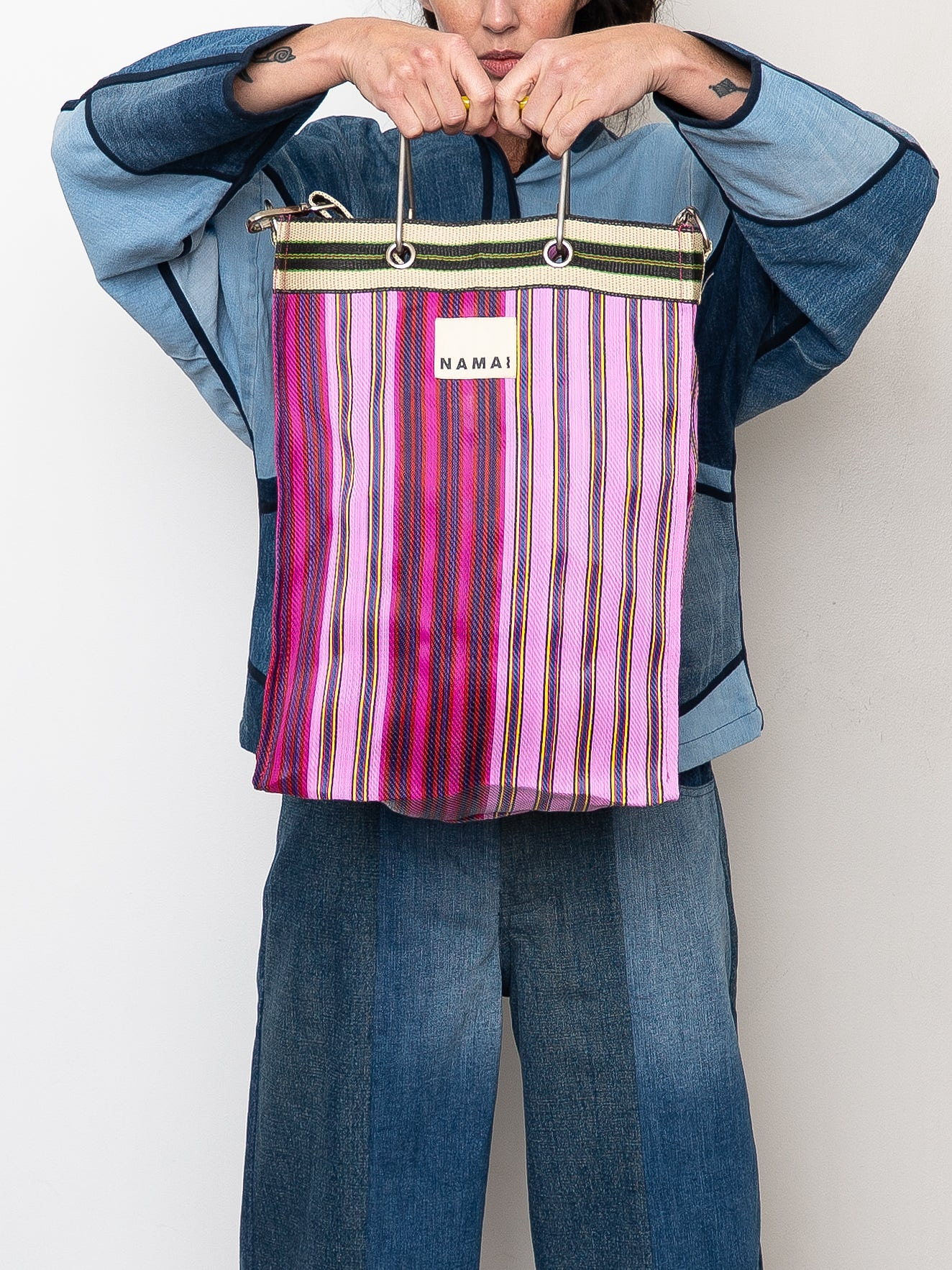 The Goa Market Recycled Nylon Tote Bag - Tulip Bud
