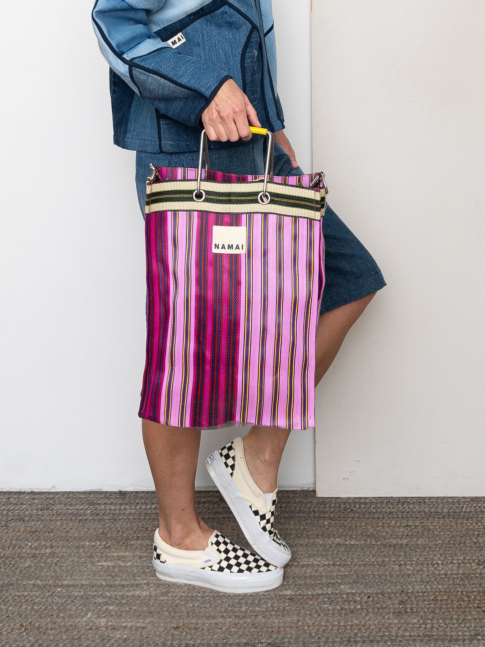 The Goa Market Recycled Nylon Tote Bag - Tulip Bud