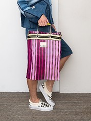 The Goa Market Recycled Nylon Tote Bag - Tulip Bud