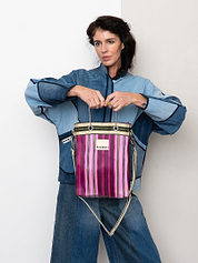 The Goa Mini Market Recycled Nylon Tote Bag - Tulip Bud