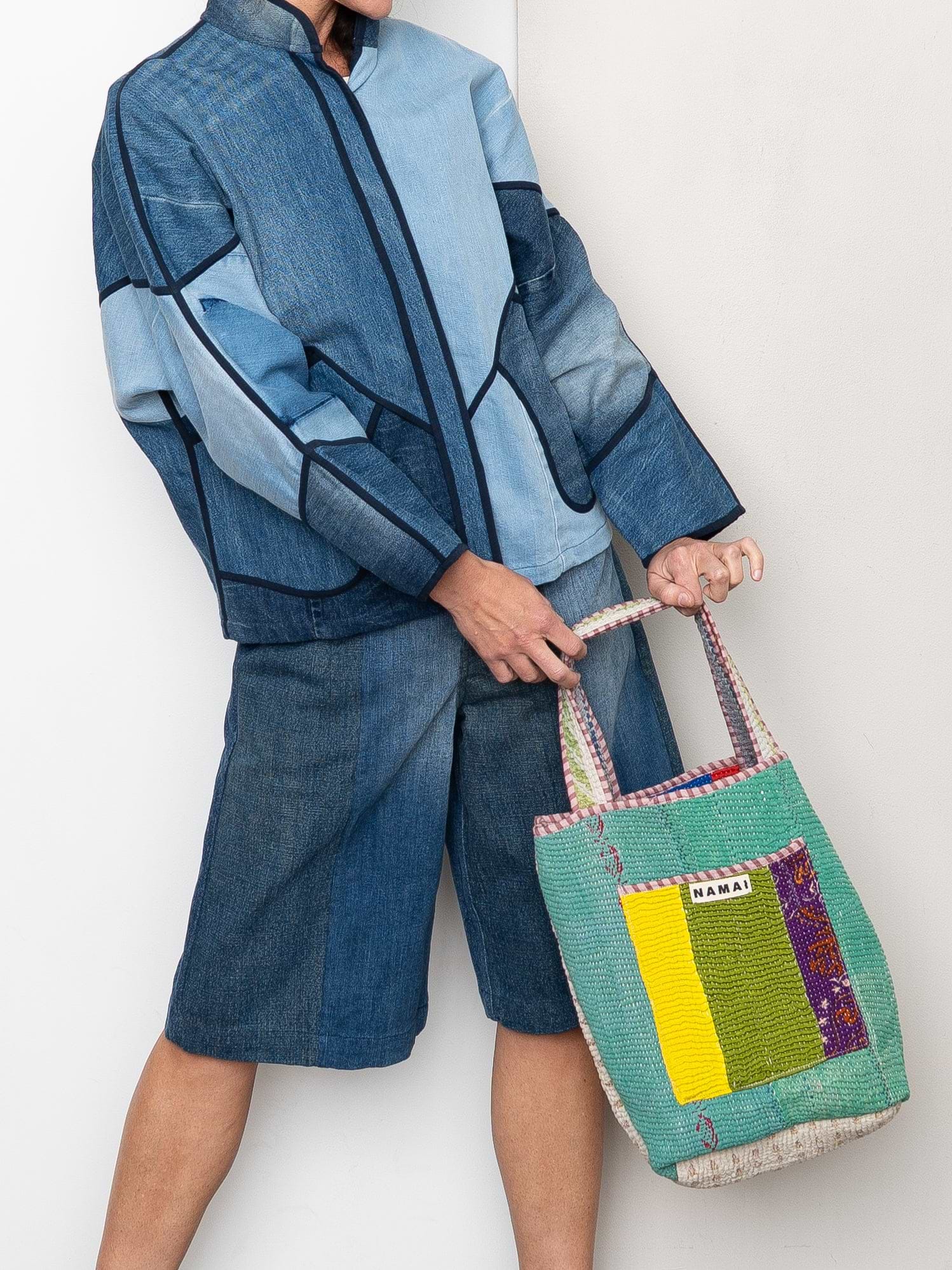 The Xoti II Zero-Waste Quilted Kantha Bag – NAMAI