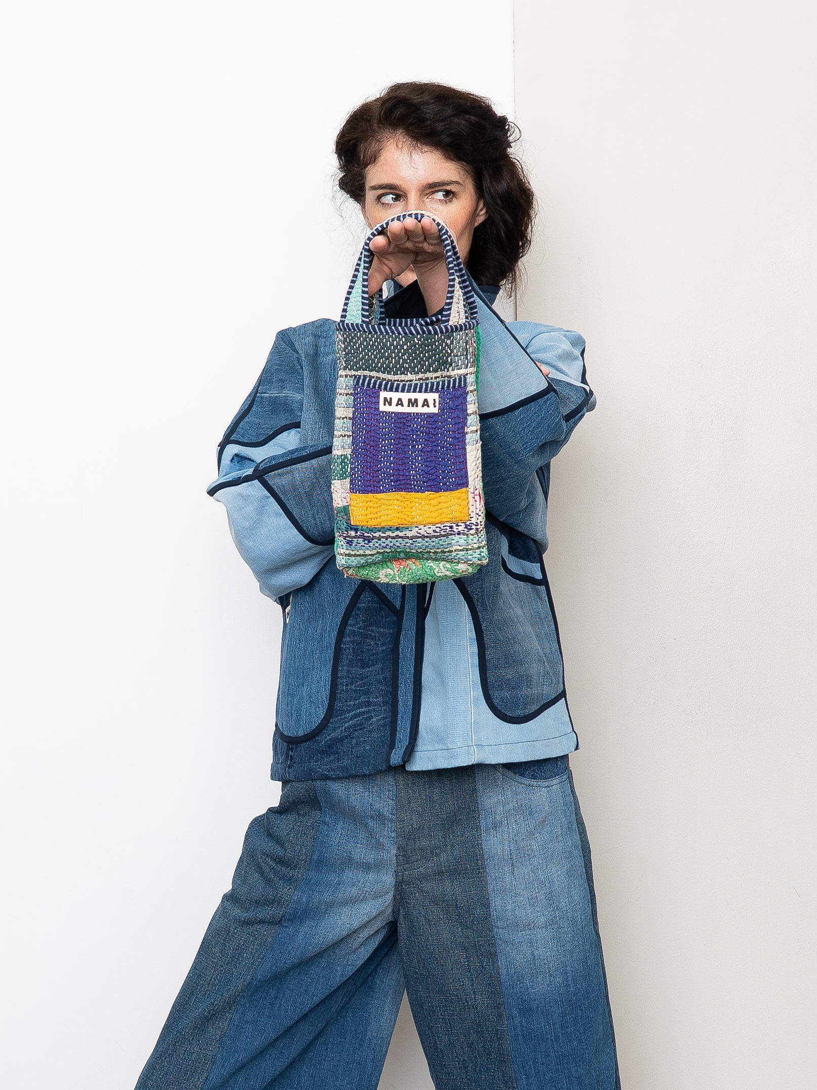 The Xoti Mini Zero-Waste Quilted Kantha Bag