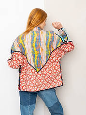 The Ladhiya Quilted Patchwork Kantha Jacket