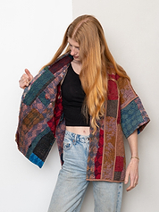 The Gita Short Sleeve Quilted Jacket