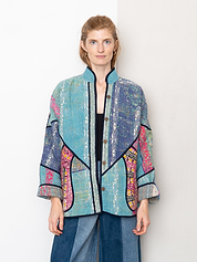 The Ladhiya Suzani Quilted Kantha Jacket