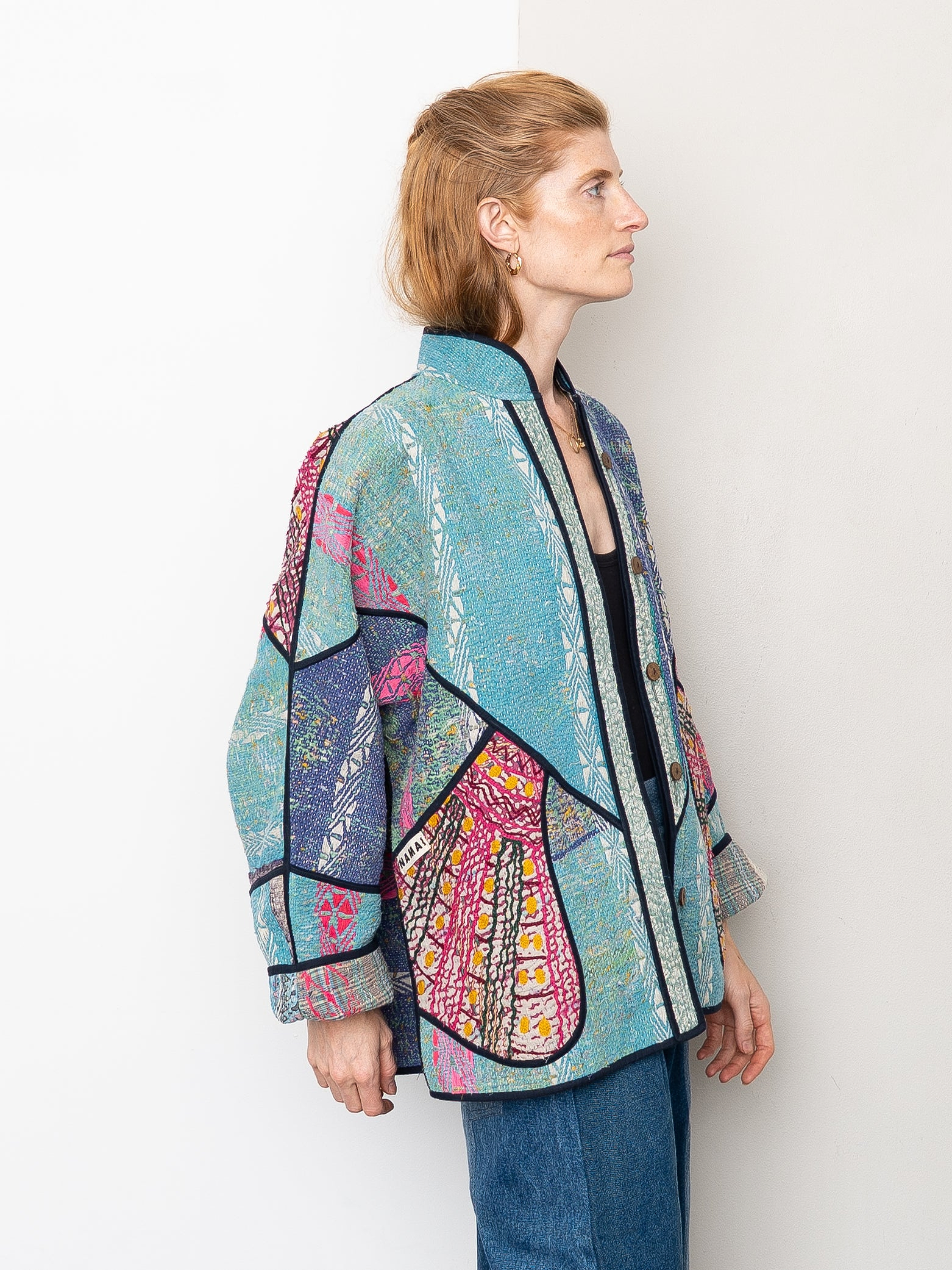 The Ladhiya Suzani Quilted Kantha Jacket