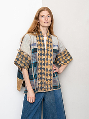 The Gita Short Sleeve Quilted Jacket