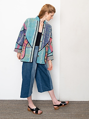 The Ladhiya Suzani Quilted Kantha Jacket
