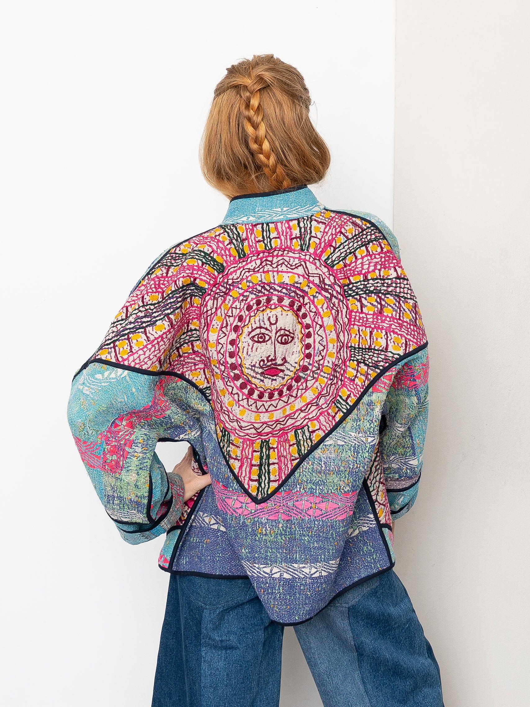 The Ladhiya Suzani Quilted Kantha Jacket