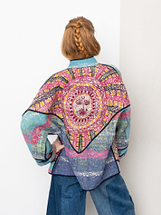 The Ladhiya Suzani Quilted Kantha Jacket