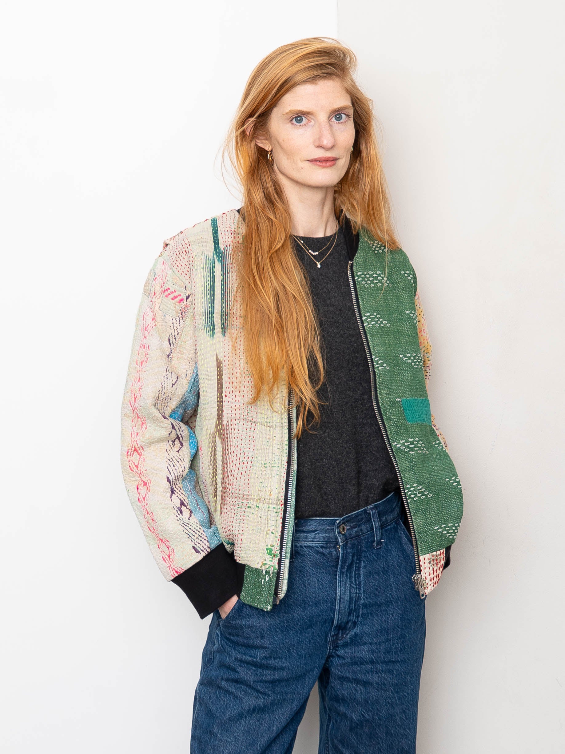 The Veda Quilted Bomber Jacket – NAMAI