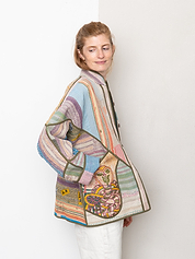 The Ladhiya Suzani Quilted Kantha Jacket
